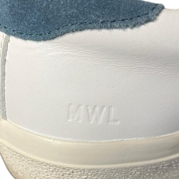 MADEWELL Sidewalk Low-Top Sneakers in Leather and Suede Women’s Size 7.5 - Picture 4 of 9